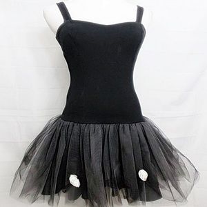 Strictly Swift Mini Dress Stretch Knit Tulle Tutu
